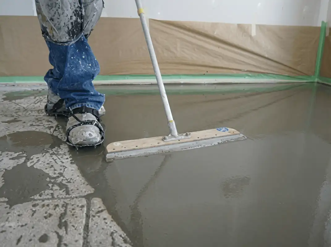 Uneven floor being professionally repaired in Las Vegas, NV