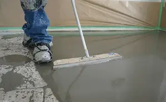 Uneven floor being professionally repaired in Las Vegas, NV